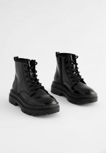 Ботильоны на шнуровке Next, черный