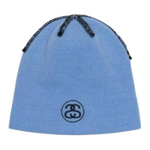 Мужская шапка-бини, разноцветный Stussy, синий/lilac