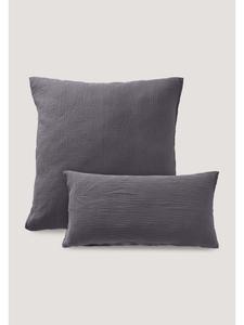 Hessnatur Муслиновая наволочка антрацитового цвета