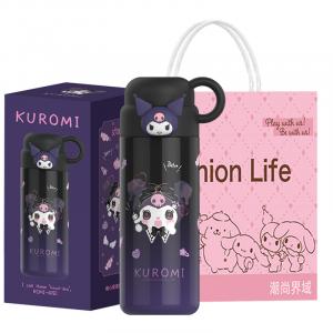 Кружка Hello Kitty Kuromi из нержавеющей стали 316, 460 мл Sanrio, Kuromi Insulated Mug + Gift Bag