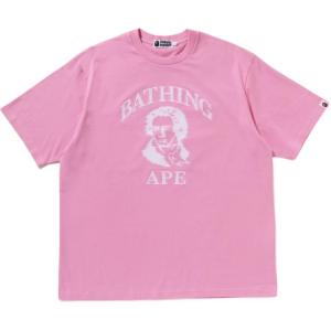 Футболка с вышитым логотипом A BATHING APE, розовый