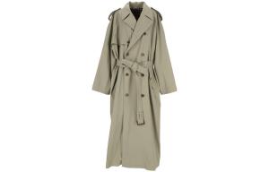 Пальто Мужское Зелёное Balenciaga, зеленый