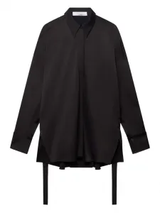 Рубашка с пуговицами Another Tomorrow, черный