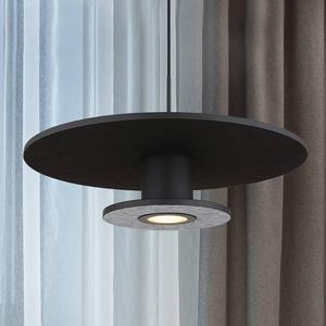 Светодиодный подвесной светильник Globo Lighting Carter, утюг - 2-х ламповый - черный