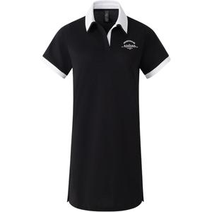 Платье с короткими рукавами женское черное Adidas