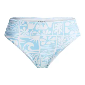 Женские трусики бикини Flowers Wave Mid Waist Mod Roxy, синий