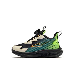 Кроссовки детские детские - черные/флуоресцентные цифровые зеленые ERKE KIDS, черный/зеленый