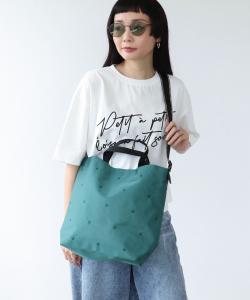 Сумка-шоппер Three Four Time/водоотталкивающая с вышитой звездой, цвет Green