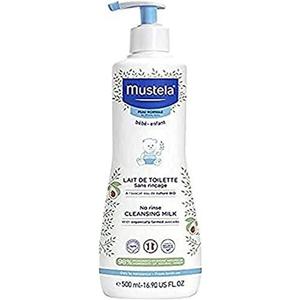 Детское очищающее молочко, не требующее смывания, 500 мл Mustela