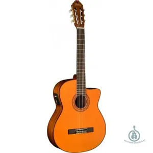 Washburn C5CE-A классическая акустико-электрическая гитара с верхней декой из ели и корпусом из каталпы