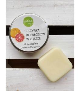 Кондиционер-кубик универсальный, Грейпфрут и мандарин, банка, 58 г, производитель Натурология., Naturologia