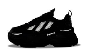 Adidas Originals OZGAIA Silver Badge Abrasion Resistant Low top Chunky Sneakers Unisex Black