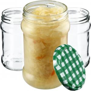 KADAX маленькие баночки для консервирования 315 мл, fi66, баночки для меда, баночки для варенья с крышками