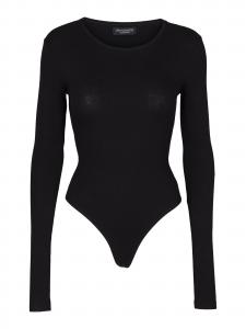 OW Collection Боди-рубашка 'Stan' в черном цвете