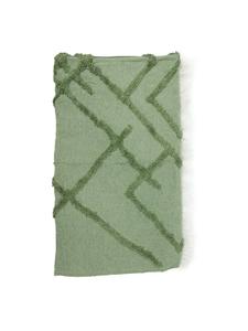 Giftdecor Плед с бахромой зеленого цвета