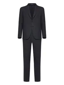 Костюм с лацканами «пик» и накладными карманами Tagliatore, серый