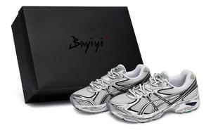 ASICS Кроссовки GT 2160 с низким верхом, устойчивые к истиранию, унисекс, черные, белые, серые