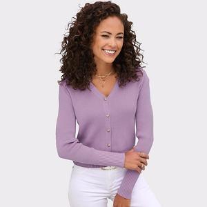 Кардиган с сердцевидными пуговицами Lascana