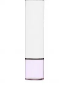 Большая ваза grooved bamboo, 37х7х7 см, Ichendorf Milano, розовый