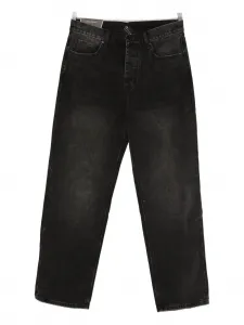 Джинсы с эффектом потертости Imperial, черный