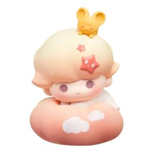 Фигурка Pop Mart Pop Bean Goodnight, Night Sky Series Figure 'Dimoo Lie on Cloud'