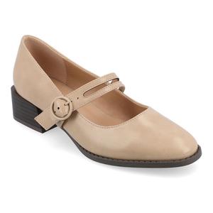 Женские туфли на блочном каблуке Journee Collection Tru Comfort Foam Savvi, песочный