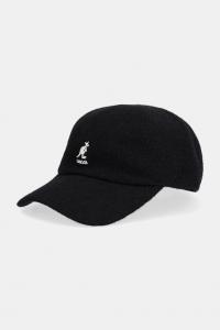 Шерстяная бейсболка SPACECAP Kangol, черный