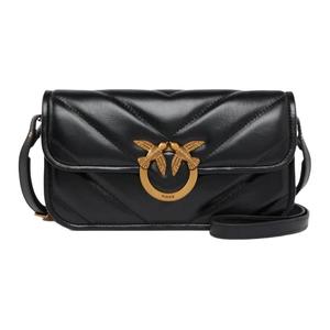 PINKO Сумка через плечо LOVE Series Cow Leather, женская black