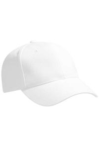 Бейсболка/головной убор из плотного матового хлопка Pro-Style (2 шт. в упаковке) Beechfield, белый