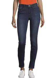 Джинсы скинни TOM TAILOR, облегающие фигуру, с 5 карманами, цвет Dark-Stone-Washed