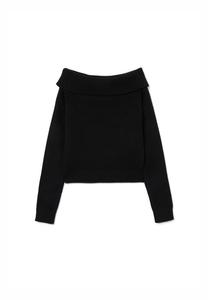 Джемпер OVS WITH SHAWL COLLAR REGULAR FIT, Gunmetal/Grey