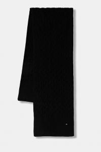 Шарф с шерстью Tommy Hilfiger, черный
