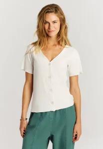 Блузка prtoval на пуговицах Protest, Kitoffwhite