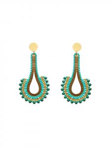 Женские серьги с бирюзой IZIA, бирюзовый