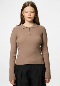 Поло Pieces PCMIRA, Fossil/Beige