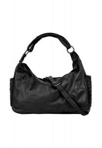 Сумочка, натуральная кожа, производство Италия Samantha Look, черный