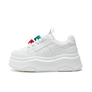 BENZI Нескользящие и износостойкие низкие кроссовки для скейтбординга, увеличивающие рост, женские, бежевые