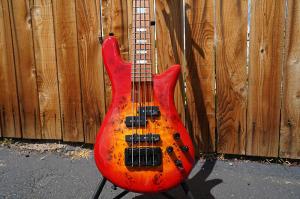 Басс гитара Spector Eurobolt-4 Inferno Red 4-String Electric Bass w/ Gig Bag