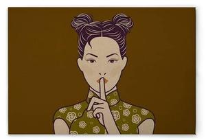 Картина на холсте A.S. Création Himari 1 цвет grünviolettbraun