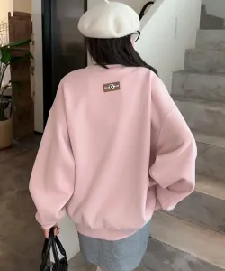 Мягкая и пушистая толстовка с флисовой подкладкой и принтом Aimoha - Select -, цвет Pink