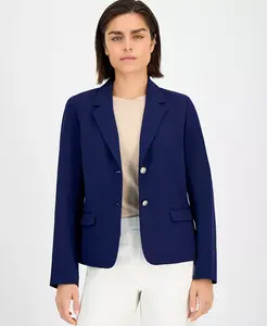 Двубортный блейзер, Regular и Petite Kasper, синий