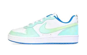 Кроссовки Nike Court Borough Skateboarding Shoes Women's Low-top White/green, светло-зеленый