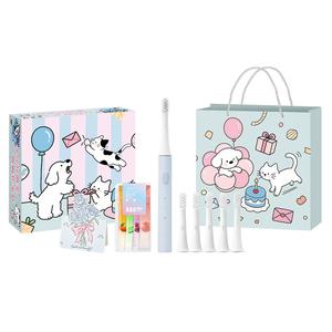 Электрическая зубная щетка для мужчин и женщин, звуковая вибрация, импортные мягкие щетинки, planet box t100 Xiaomi