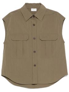 Рубашка без рукавов PAROSH P.A.R.O.S.H., зеленый