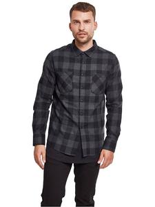 Urban Classics Рубашка антрацитово-черного цвета