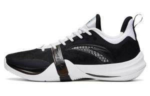 Баскетбольные кроссовки Lighthearted 4 мужские с низким верхом, черные/белые Anta