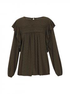 Блузка gaya, цвет black green