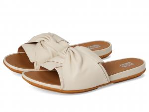 Сандалии FitFlop Gracie Soft-Twist Leather Slides, цвет Paris Beige