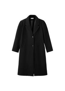 Пальто межсезонное MANGO TEEN Galesn, черный