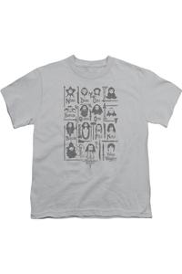 Футболка с коротким рукавом The Hobbit The Company для детей Gildan, серебряный